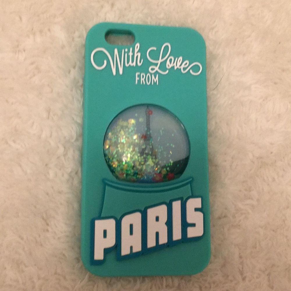 Mint green Paris iPhone 6s case